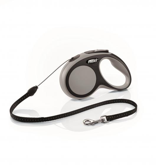 Рулетка FLEXI "NEW COMFORT" M трос 5 м 12 кг, серый 50212F Trixie