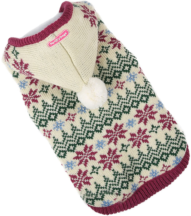 FOR MY DOG курточка бежево-зеленая вязаная (14-16)  FW657-2018