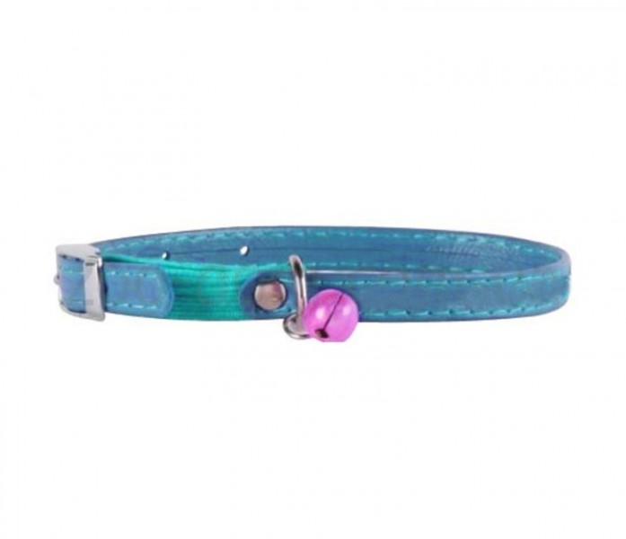 Ошейник "Collar Glamour" с резинкой для котят  ( ш. 9 мм, дл. 17-20 см) синий 32752