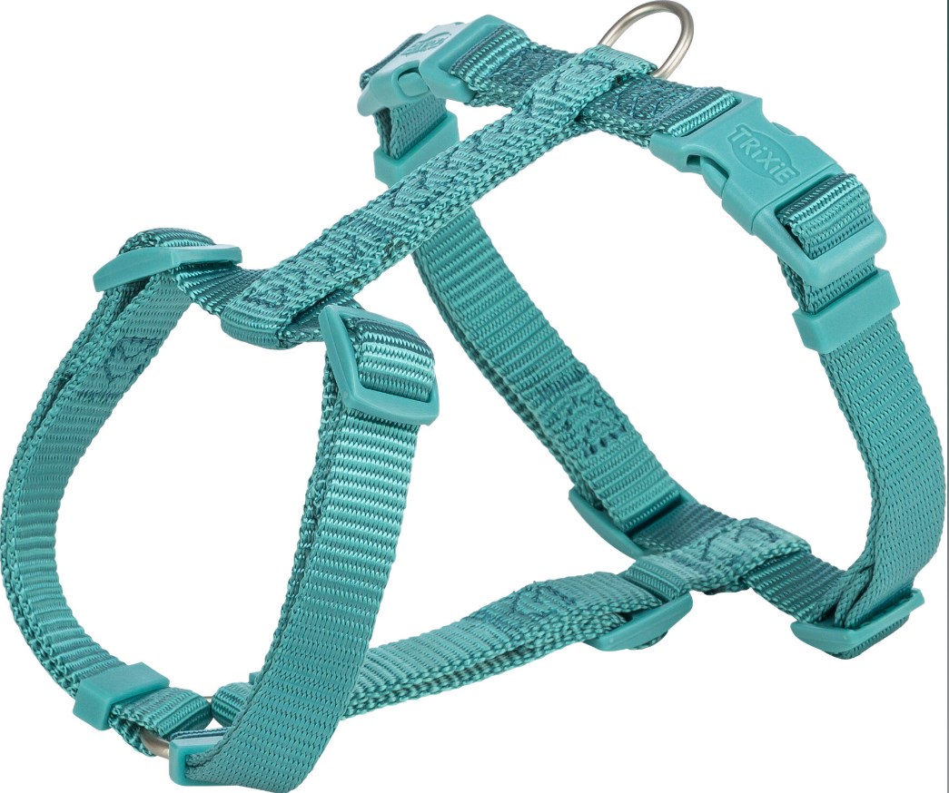Шлейка Premium H-Harness s-м 42-60 см/15 мм, аква 203328 Trixie