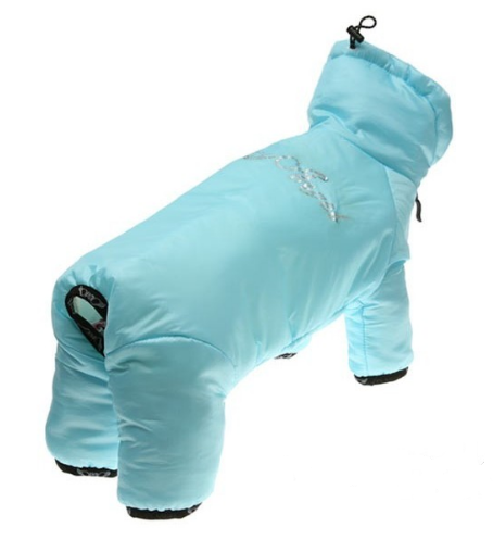 PUPPY ANGEL 181 Дождевик "Морозко", для девочки (XL, Голубой)
