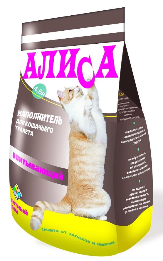 Наполнитель Алиса впитывающий 12,3 л