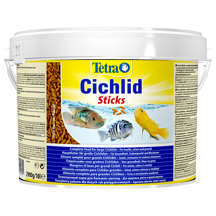 Тетра Tetra Cichlid Sticks корм д/всех видов цихлид в палочках (разв.)  153691