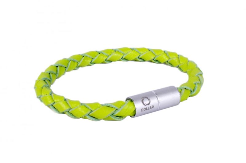 Браслет "CoLLaR GLAMOUR" зеленый (d=18 см) 12935