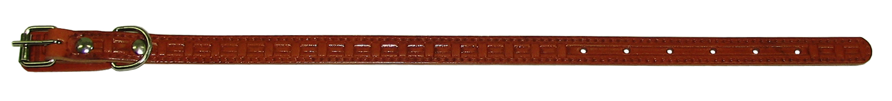 Ошейник 14 тисненый р/р 23-33 см*14 мм (арт.О14Т)  Наша Ручная Работа