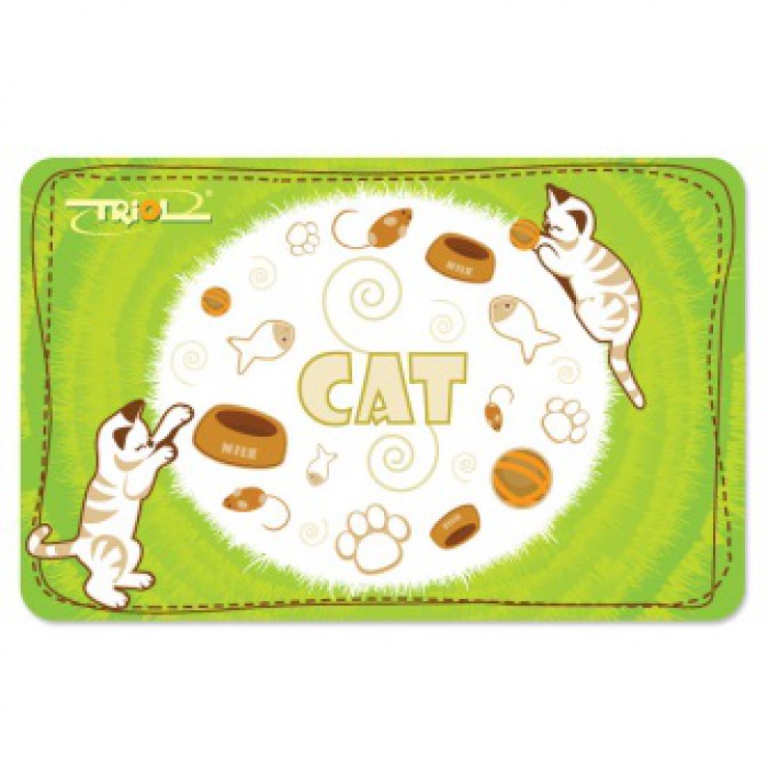 Коврик под миску "Cat" 43*28 см  арт.МВ03 Triol