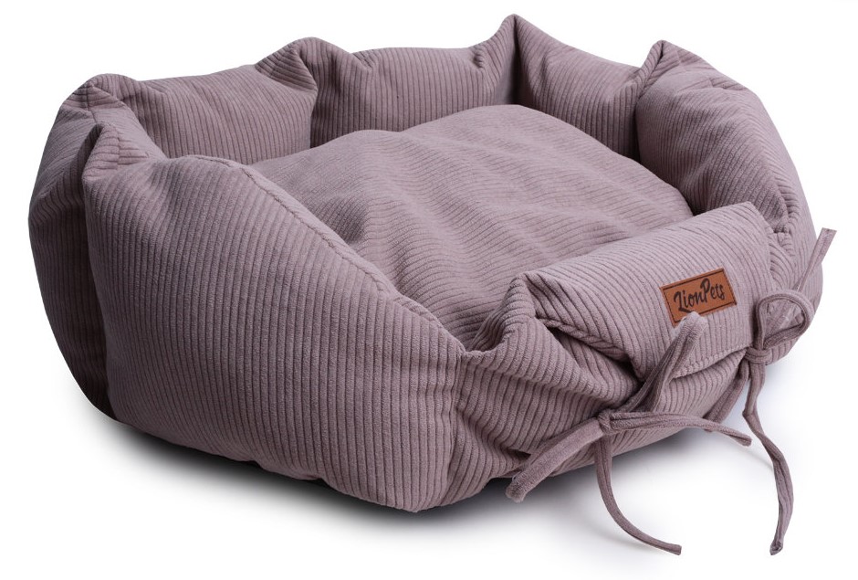 Лежанка для средних собак LionPets BELLA Siesta светло-бежевый LION