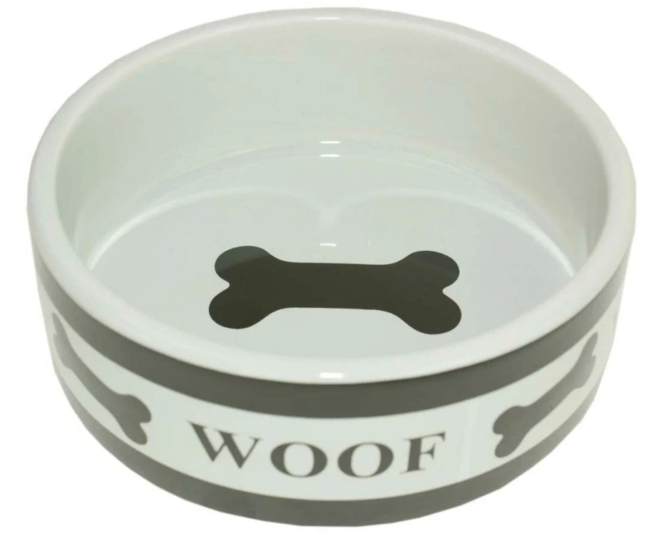 Миска керамическая "Косточки" №3 (1,61 л.) DOGMAN
