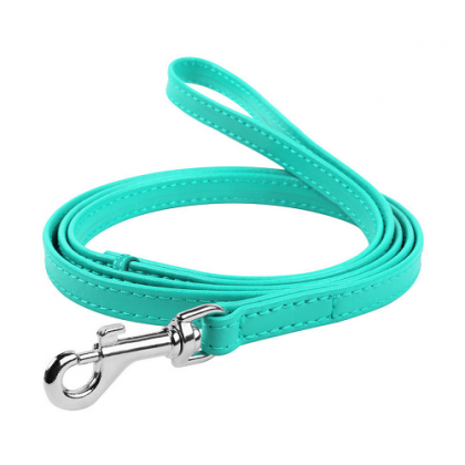 Поводок WAUDOG GLAMOUR (ширина 18мм, длина 122см) ментоловый 337313