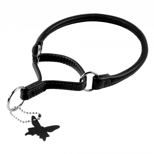 Ошейник-удавка Collar Glamour 13 мм*65 см черный 75541