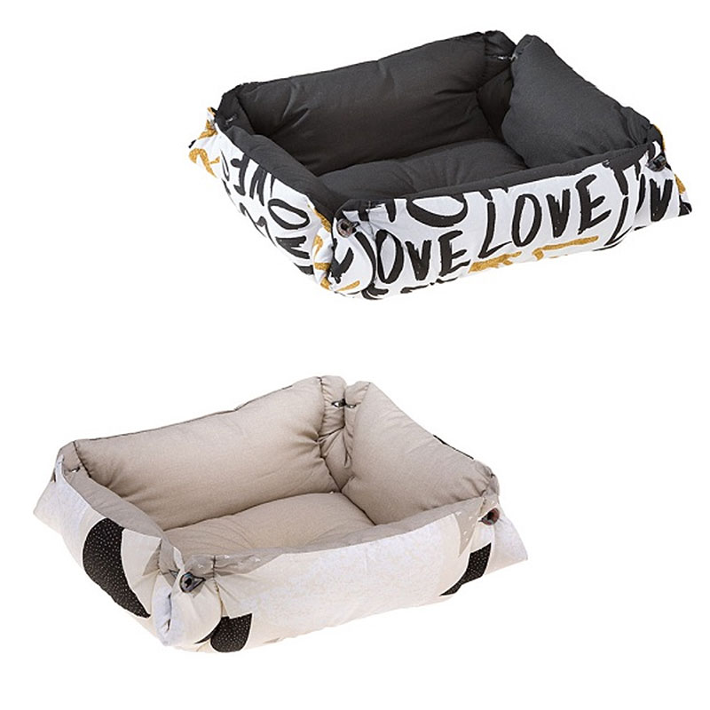 Матрац-софа с отстегными бортами PERLA 40 для собак и кошек (Love) 82310999 Ферпласт