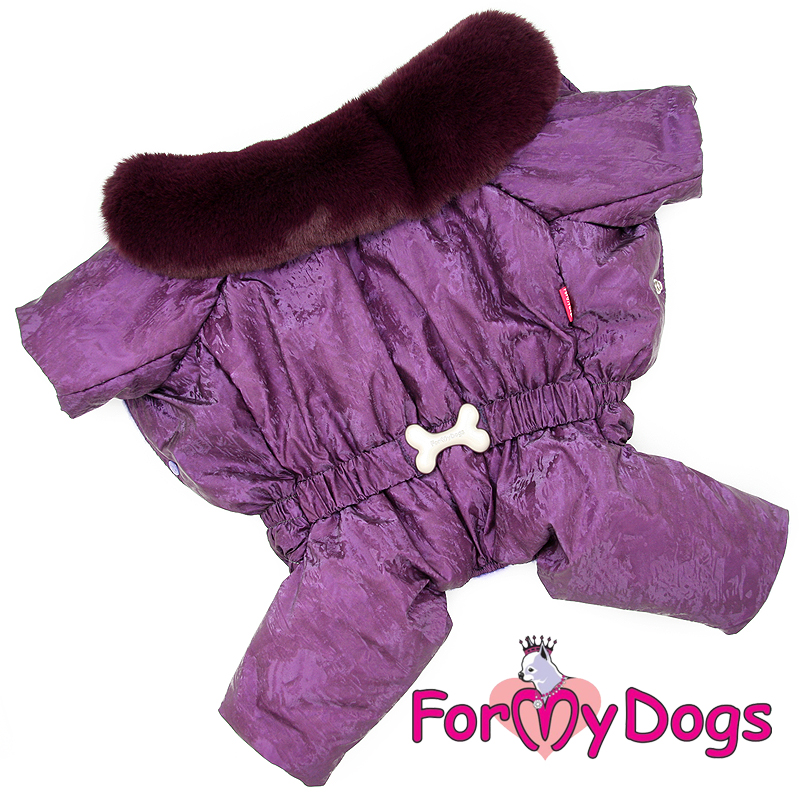 FOR MY DOG Комбинезон фиолетовый для девочек (10) FW1004-2021 F