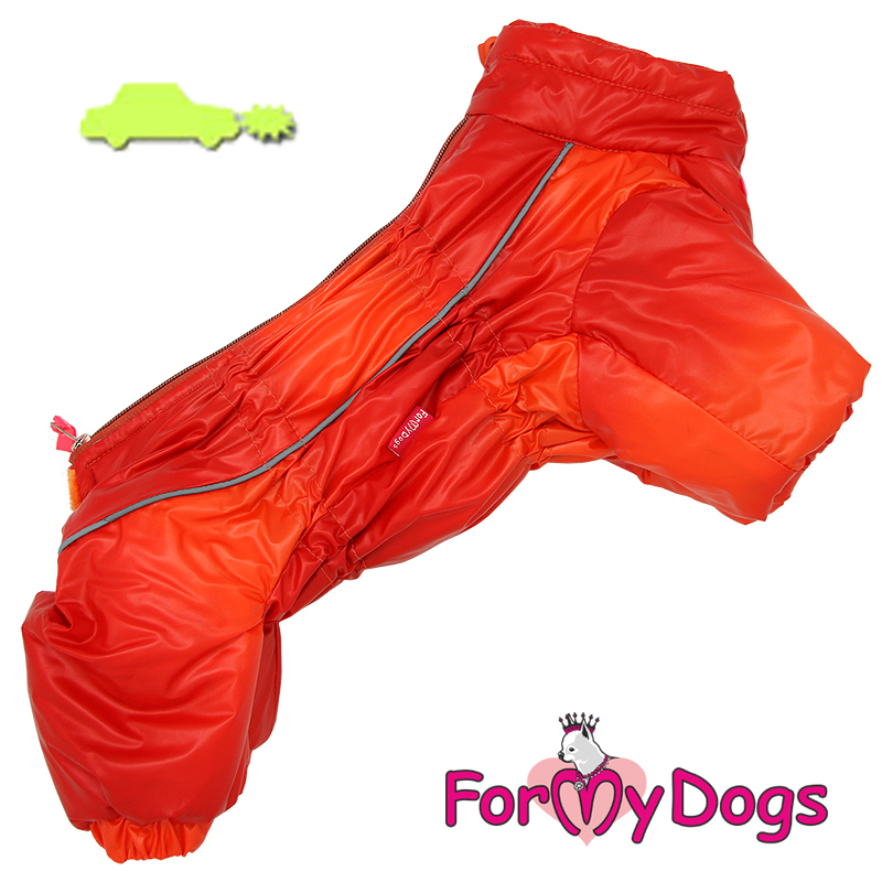 FOR MY DOGS Комбинезон красный градиент для девочек р-р 12