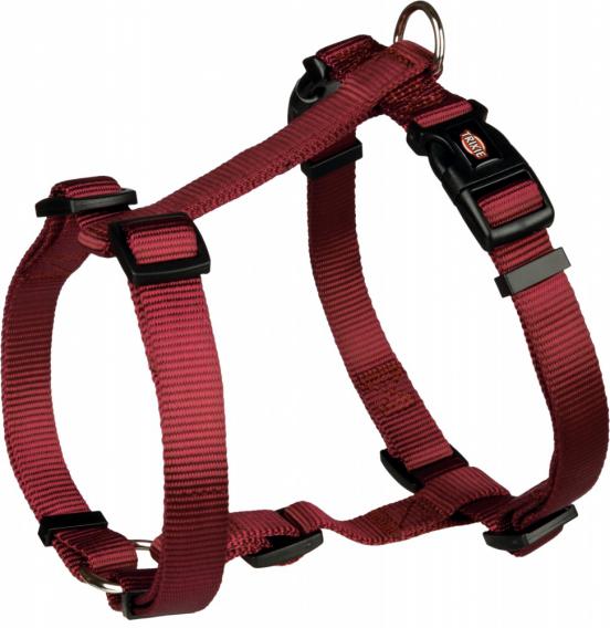 Шлейка Premium H-Hamess, M-L: 50-75 см/20 мм, бордовый 203400 Trixie