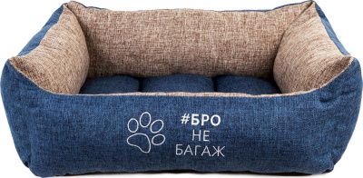 Лежанка Бронебагаж М 56*48*18  PerseiLine ЛЛ-60 синий 12872