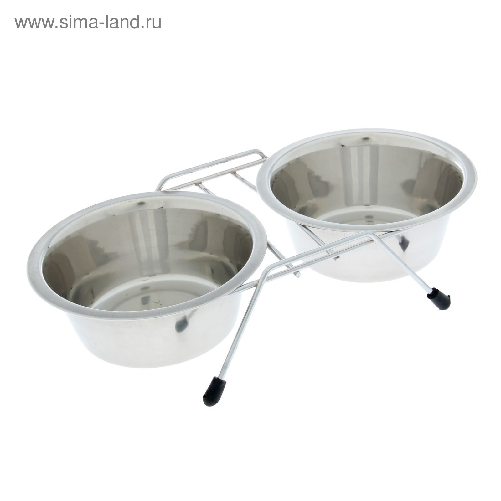Набор из 2 мисок на подставке 2*450мл 1206620 Sima