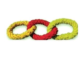 Игрушка для мелких пород Тройное кольцо 20 см, Зоомарк