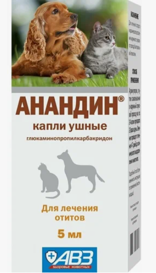 Анандин (ушные капли) 5 мл