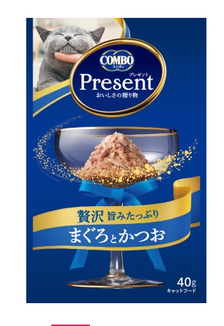 COMBO Present Тунец Бонито в собственном соку 40гр
