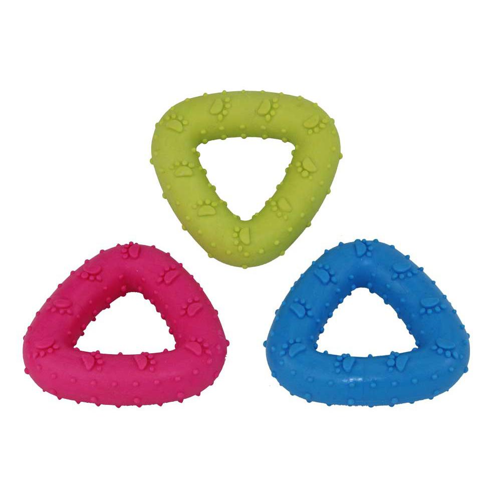 Игрушка зубной треугольник для щенков 7,5 см DOGMAN