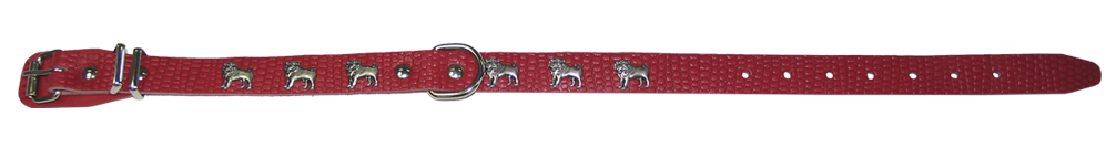 Ошейник 20 репт.люкс 36-48 см*20 мм (Р20Л) Наша Ручная Работа