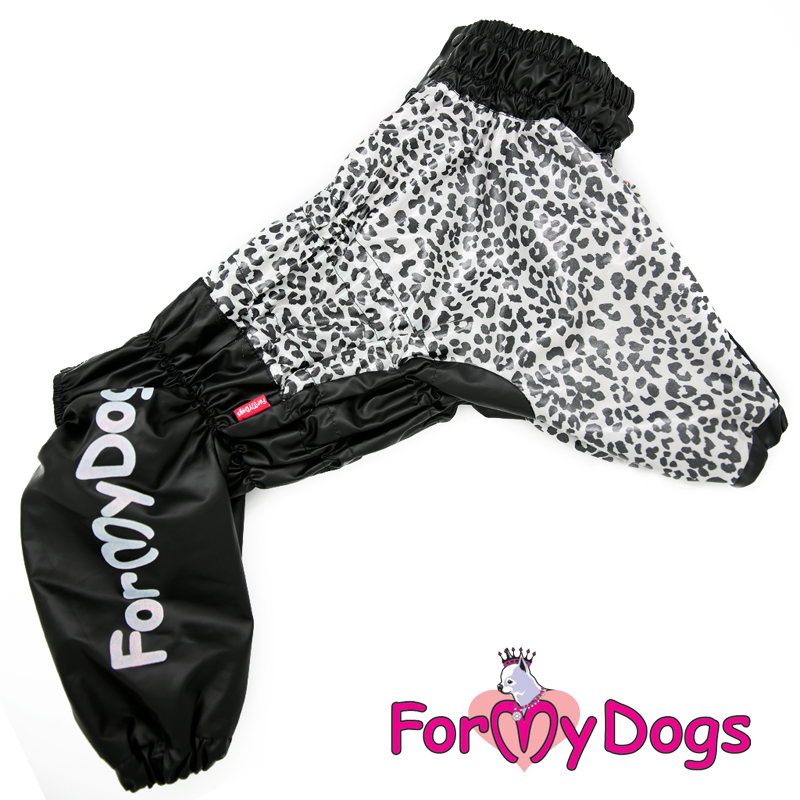 Дождевик "Лео" черный дев. (D1) 472/3SS-2020 F FOR MY DOG