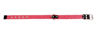 Ошейник х/б тесьма "CoLLaR" ( шир 25 мм, дл 41-53 см) красный 02623