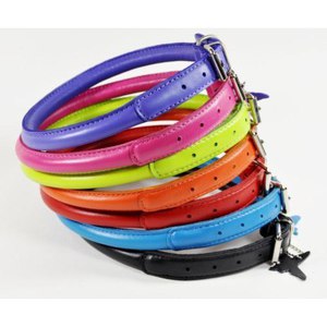 Ошейник "Collar Glamour" круглый  для длинношерстных собак(ш.10 мм дл. 39-47 см) черный 35061