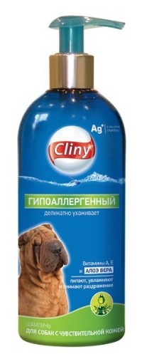 CLINY Шампунь д/собак  гипоаллергенный 300 мл  К307  (Неотерика)Экопром