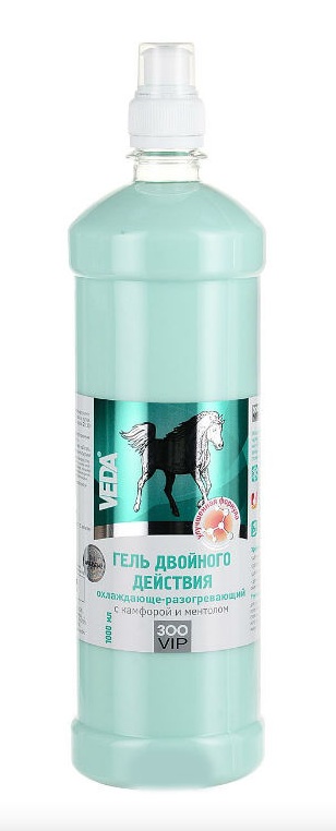 Гель двойного действия охлажд.-разогрев., 1 л, Веда