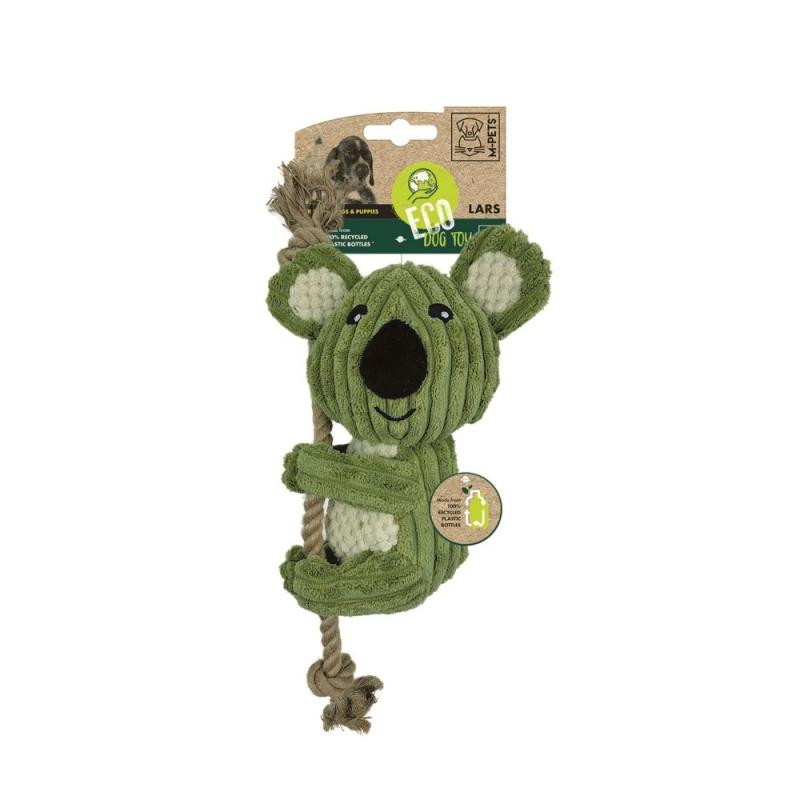Игрушка мягкая для собак Коала на канате ECO LARS, 34 см, MPets