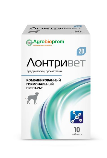Лонтривет 20, 10 таблеток Пчелодар