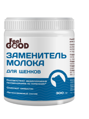 FeelGOOD Заменитель молока для щенков, 300г 