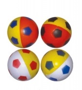 Игрушка "Мяч п/у цветной футбол" 4 см GL30-09 1 шт (361396) КОТЕНОК
