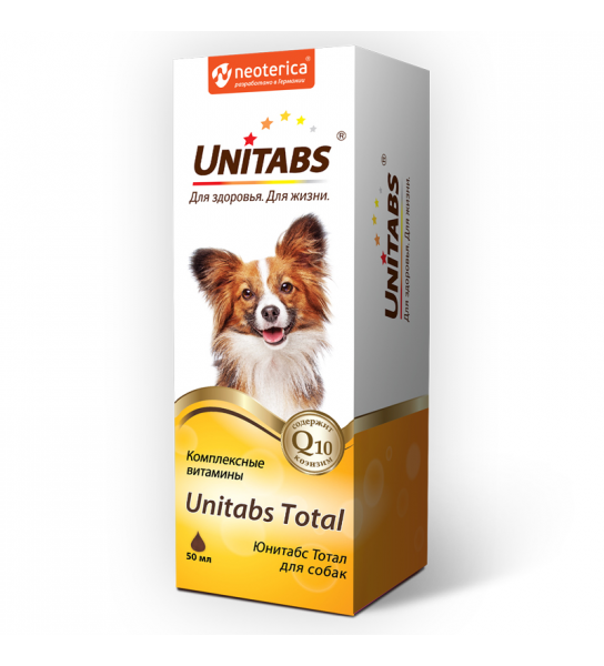 Unitabs (Юнитабс) Тотал витаминно-минеральный комплекс для собак, 50мл