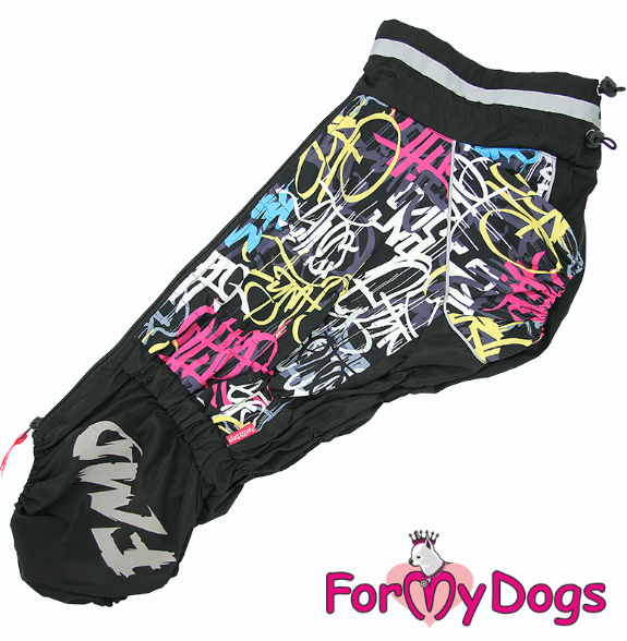 FOR MY DOG Дождевик черный для мальчиков 621SS-2022М