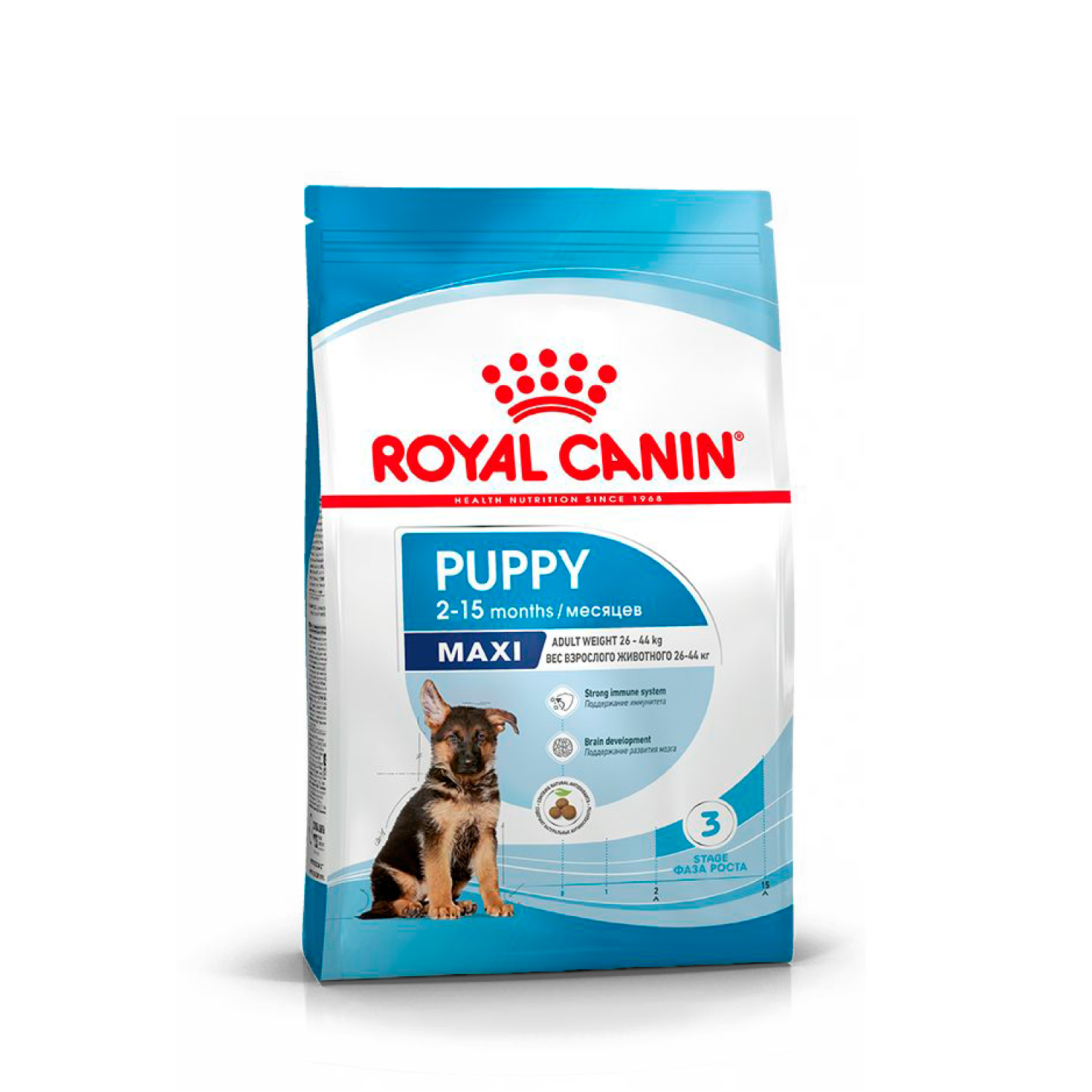 Royal Canin (Роял Канин) Макси Паппи Корм сухой для щенков крупных размеров до 15 месяцев 3 кг