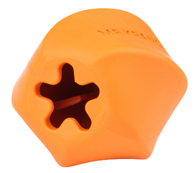 Игрушка для собак Твистер 11*11 см оранжевая с ароматом курицы, Mr.Kranch 