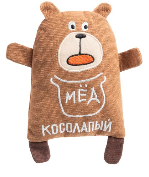 Игрушка для собак мягкая "Мишка-косолапый", 150мм/180мм, Triol