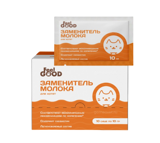 FeelGOOD Заменитель молока для котят в саше 10г, 1шт