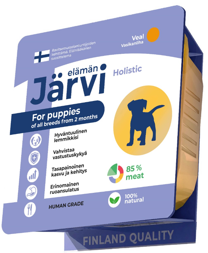 Jarvi (Ярви) паштет для щенков всех пород с телятиной, 100 г