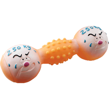 Игрушка Гантель 250 кг 19,5 см Зооник