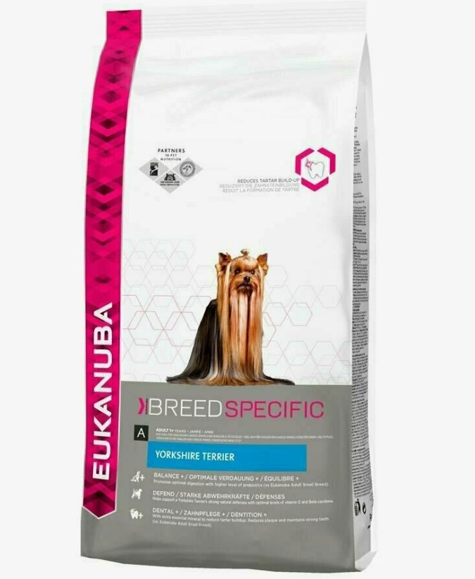 Eukanuba сухой корм для йоркширского терьера старше 1 года 2 кг