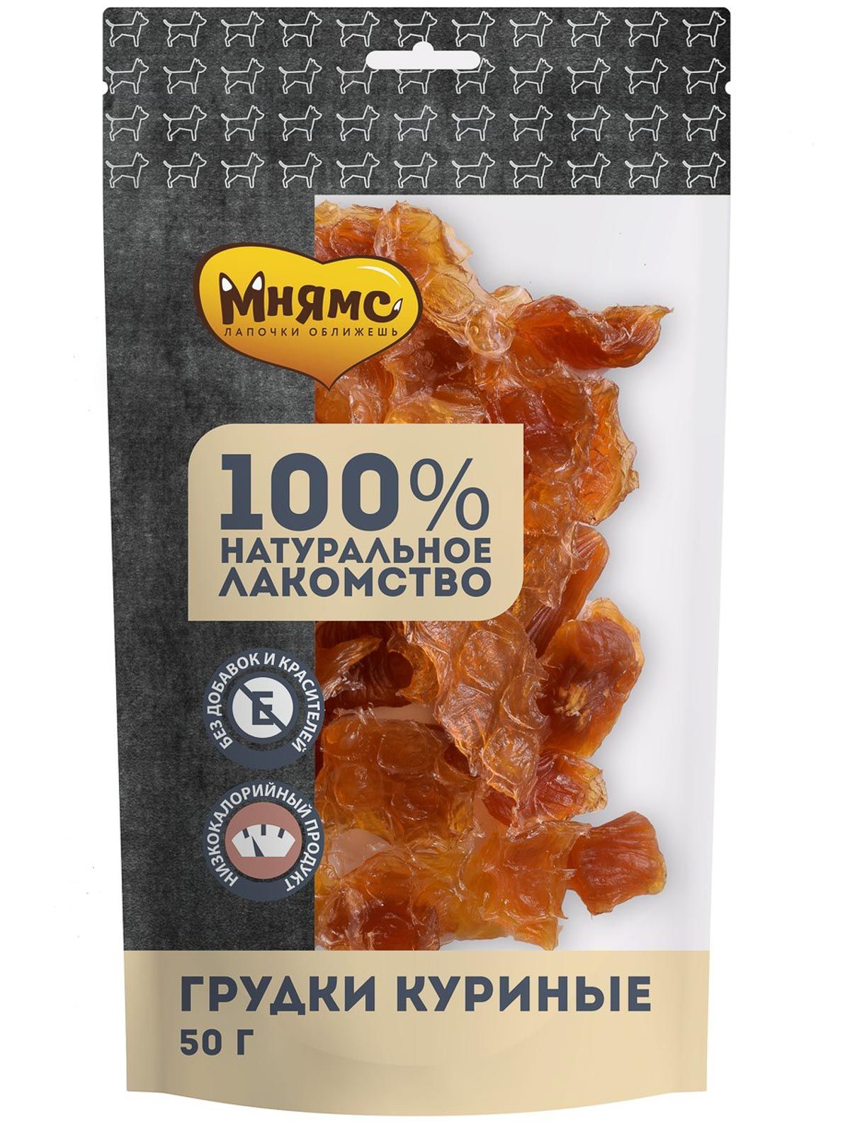 Мнямс лакомство для собак Грудки куриные 50г 705939