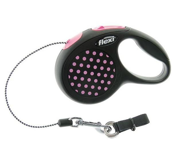 Рулетка FLEXI "Design" S ремень 5 м 15 кг розовый 12196 Trixie