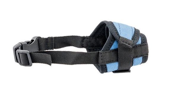 Намордник текстиль.ZOOM "INDIGO" №3 (16-24 см) джинс+3d-сетка 055413