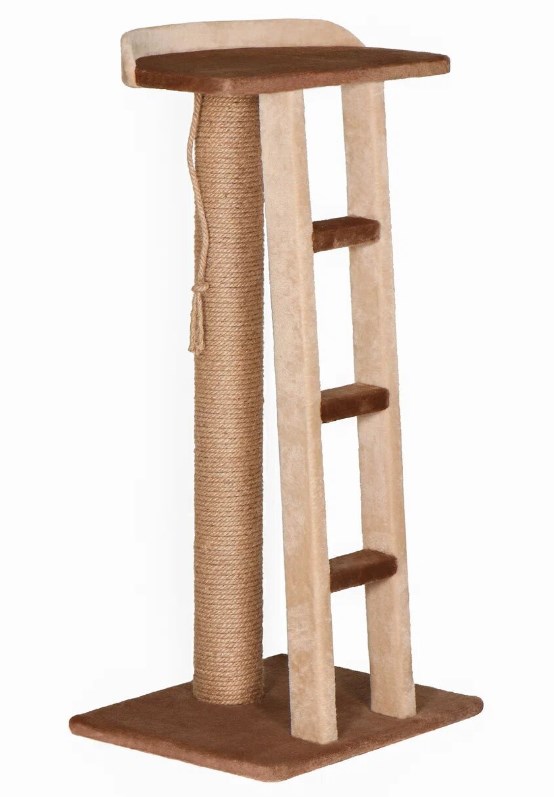 Комплекс ЛЕСТНИЦА высокая когтеточка, лежанка размер 46х37х96 см Rich Breed