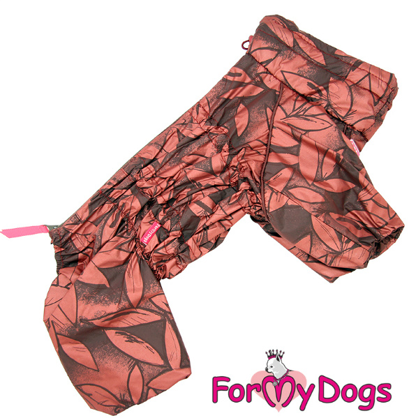 FOR MY DOG Дождевик коричневый для девочек р-р 22 682SS-2022 F