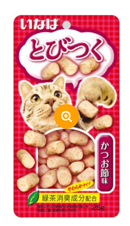 INABA Лакомство запеченое для кошек Tobitsuko со вкусом кацуобуси 25 г