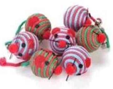 Игрушка для кошек "Мышь" 4 см Чистый котик